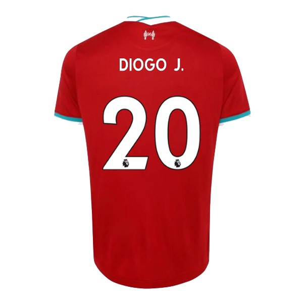 Camiseta Liverpool NO.20 Diogo Jota 1ª 2020-2021 Rojo
